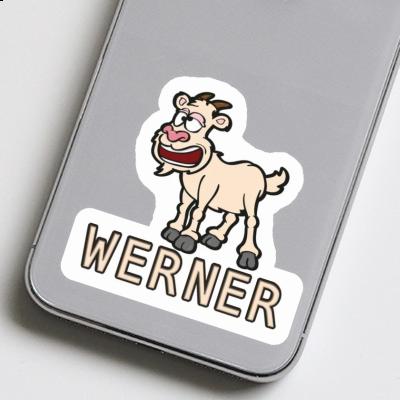 Aufkleber Ziege Werner Notebook Image