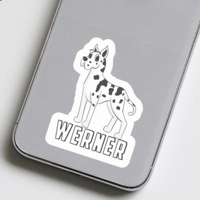 Dogge Sticker Werner Laptop Image
