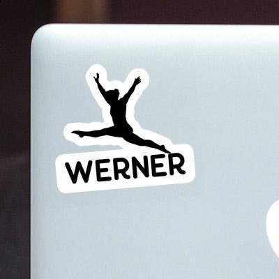 Sticker Werner Gymnast Laptop Image
