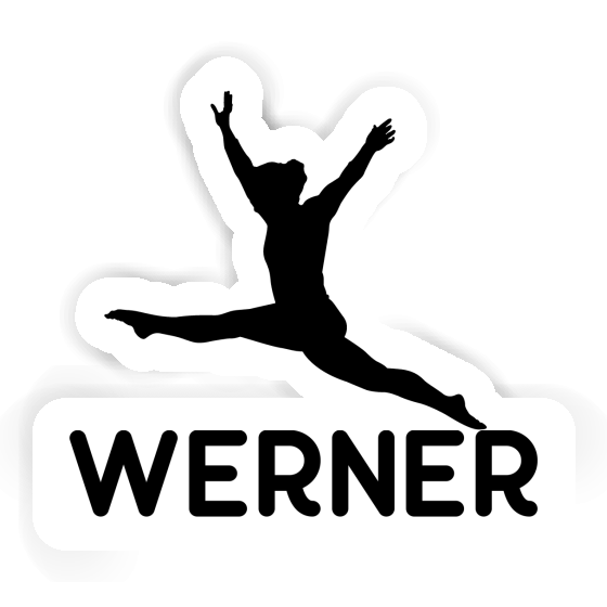 Sticker Gymnastin Werner Notebook Image