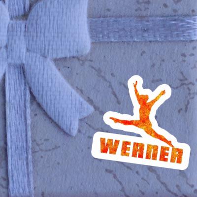 Aufkleber Gymnastin Werner Gift package Image