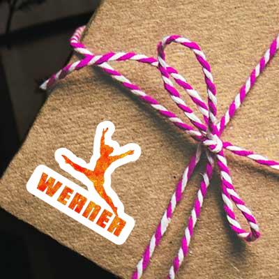 Aufkleber Gymnastin Werner Gift package Image