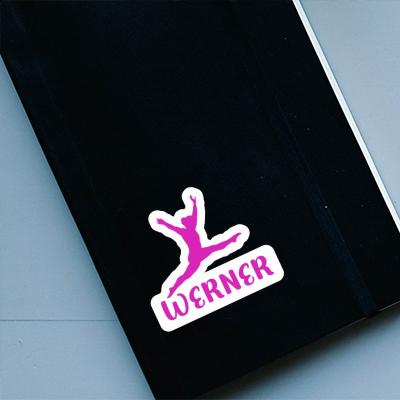Sticker Werner Gymnast Notebook Image