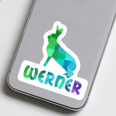 Rabbit Sticker Werner Image