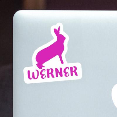 Sticker Rabbit Werner Notebook Image