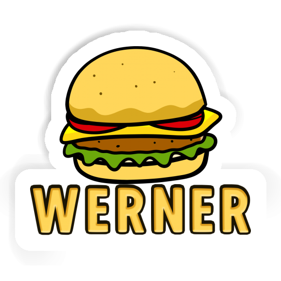 Autocollant Werner Hamburger Image