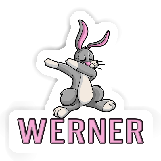 Sticker Kaninchen Werner Laptop Image