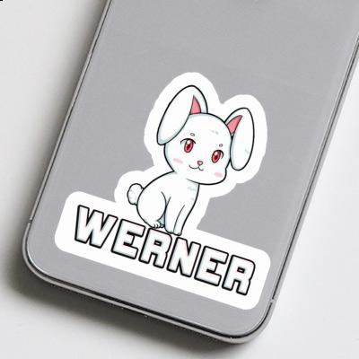 Bunny Sticker Werner Laptop Image
