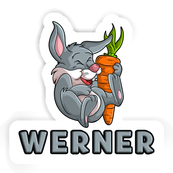 Sticker Werner Hare Laptop Image