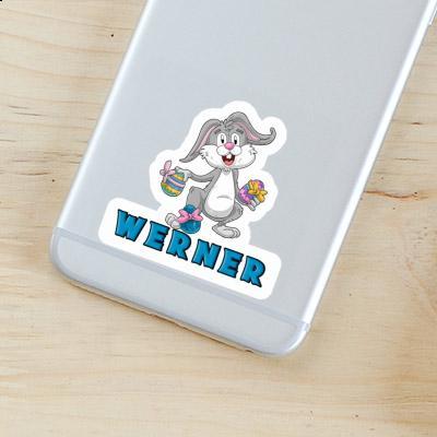 Easter Bunny Sticker Werner Gift package Image