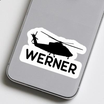 Sticker Werner Helicopter Notebook Image
