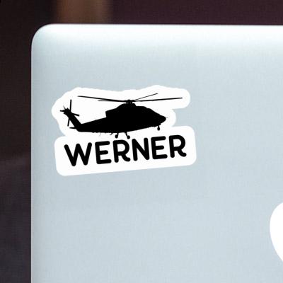 Aufkleber Werner Helikopter Laptop Image