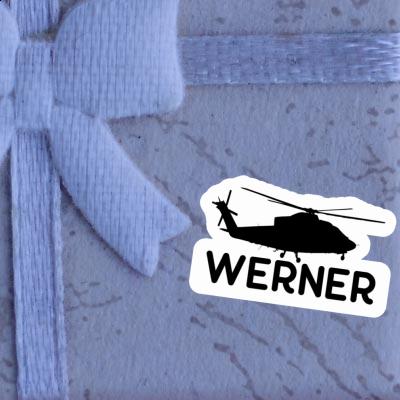 Sticker Werner Helicopter Gift package Image