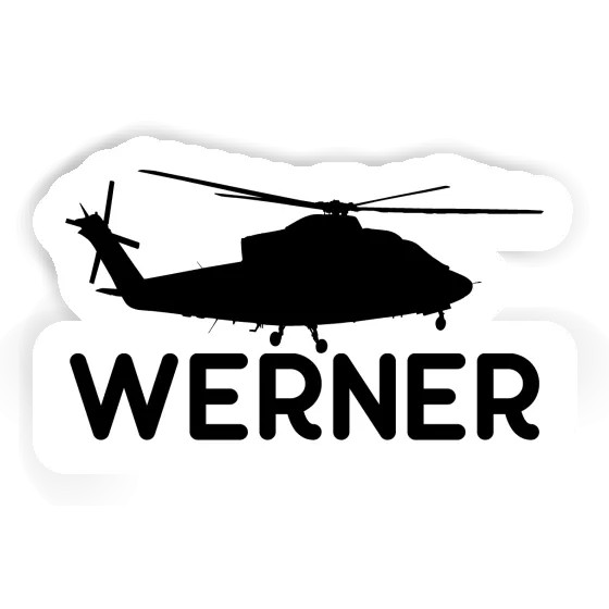 Sticker Werner Helicopter Image