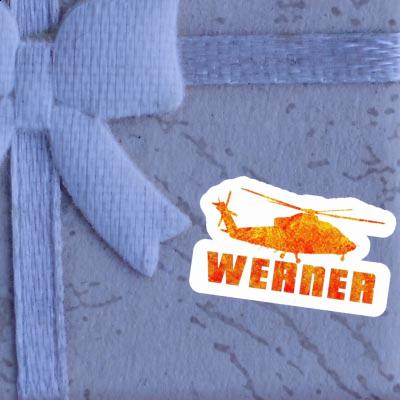 Hubschrauber Sticker Werner Notebook Image