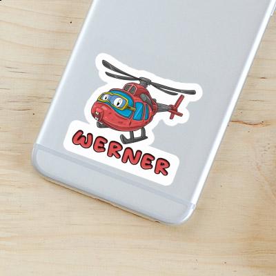 Werner Sticker Helikopter Laptop Image