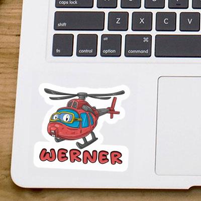 Sticker Helicopter Werner Laptop Image