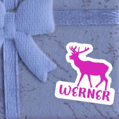 Werner Sticker Deer Laptop Image