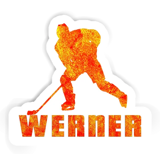 Eishockeyspieler Sticker Werner Gift package Image