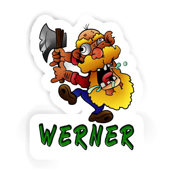 Werner Sticker Lumberjack Notebook Image