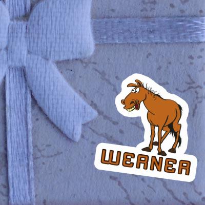 Werner Sticker Horse Image