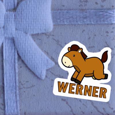 Autocollant Cheval Werner Gift package Image
