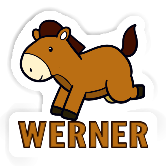 Autocollant Cheval Werner Gift package Image