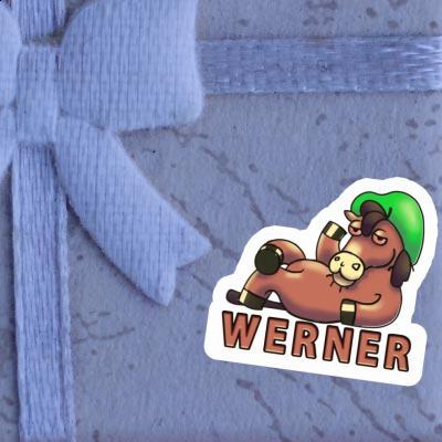 Sticker Werner Horse Gift package Image