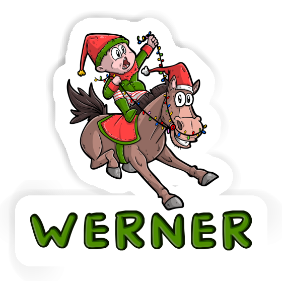 Werner Sticker Horse Laptop Image