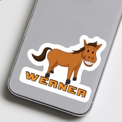 Werner Autocollant Cheval Notebook Image
