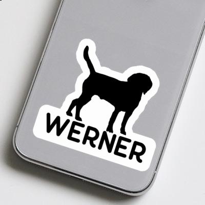 Sticker Werner Hound Laptop Image