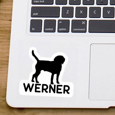 Sticker Werner Hound Laptop Image