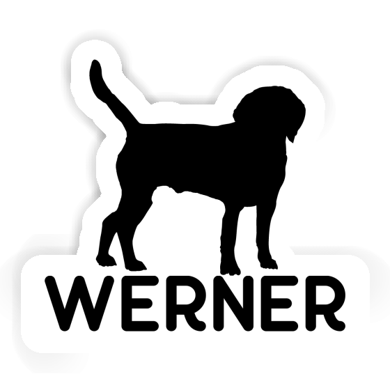 Sticker Werner Hound Gift package Image
