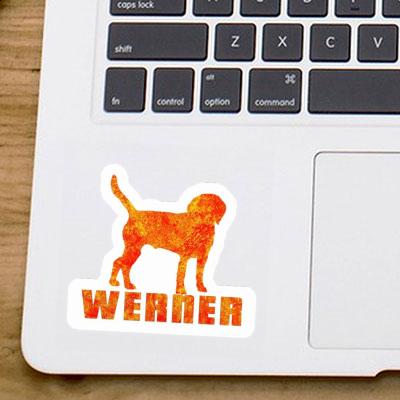 Werner Autocollant Chien Laptop Image