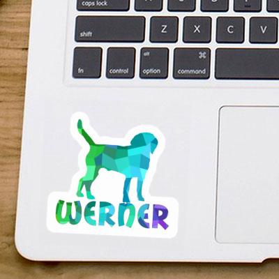 Hound Sticker Werner Laptop Image
