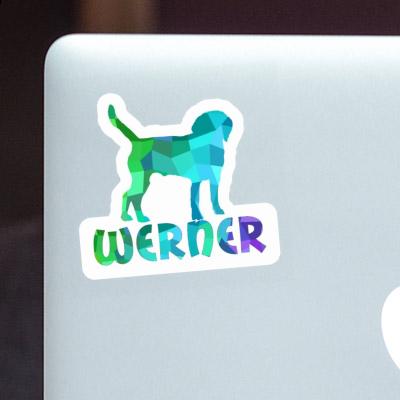 Aufkleber Hund Werner Laptop Image