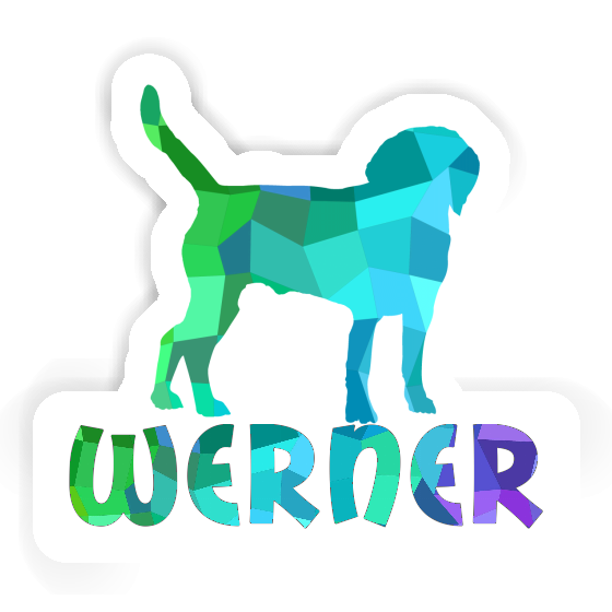 Hound Sticker Werner Notebook Image
