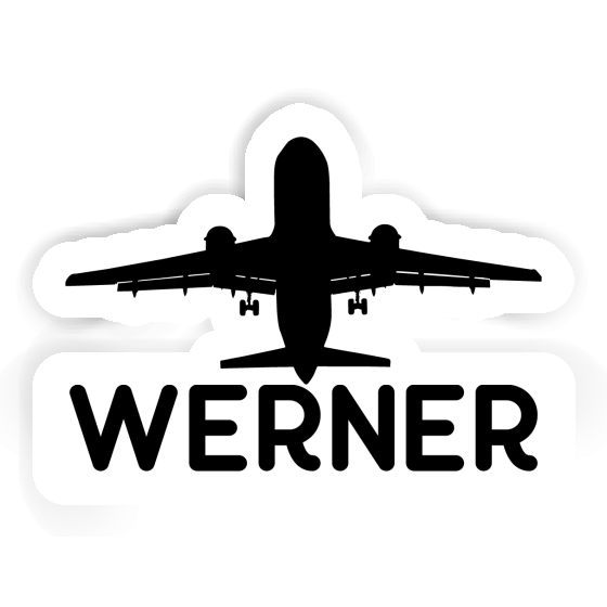 Aufkleber Jumbo-Jet Werner Notebook Image