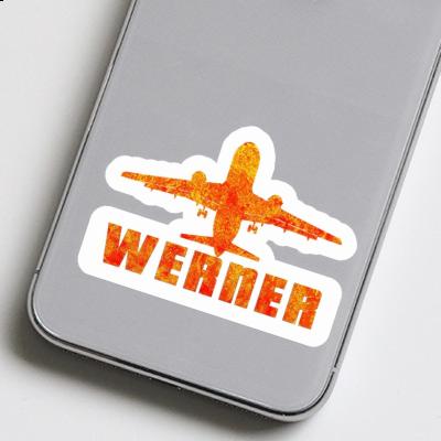 Jumbo-Jet Sticker Werner Notebook Image
