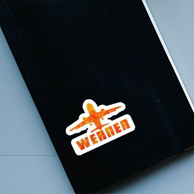 Aufkleber Werner Jumbo-Jet Notebook Image