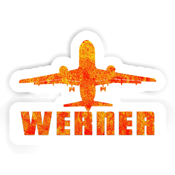 Aufkleber Werner Jumbo-Jet Notebook Image