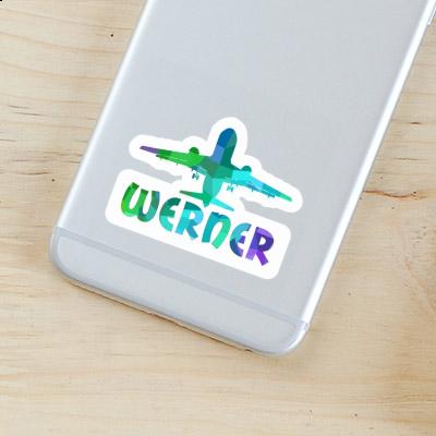 Sticker Jumbo-Jet Werner Gift package Image