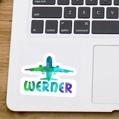 Werner Aufkleber Jumbo-Jet Laptop Image