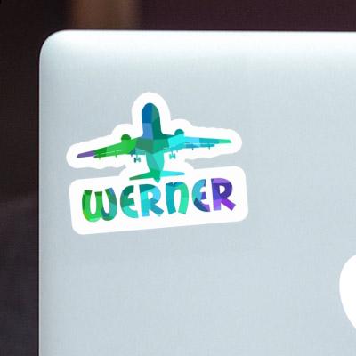 Sticker Jumbo-Jet Werner Laptop Image