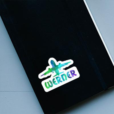 Sticker Jumbo-Jet Werner Gift package Image