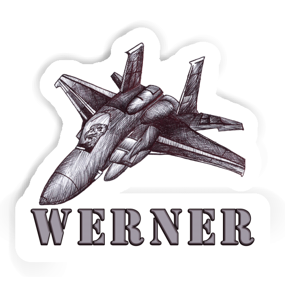 Sticker Flugzeug Werner Laptop Image