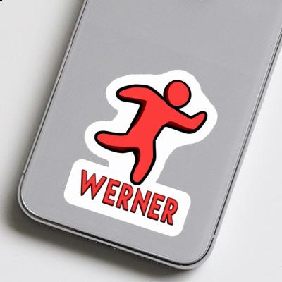 Joggeur Autocollant Werner Notebook Image
