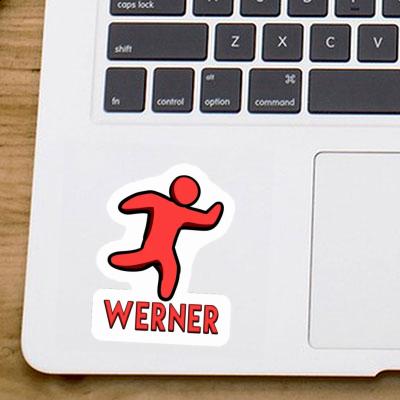 Sticker Werner Runner Laptop Image