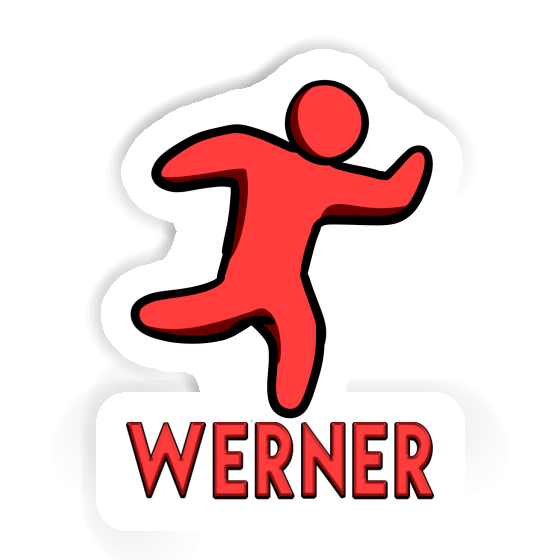 Sticker Werner Runner Laptop Image