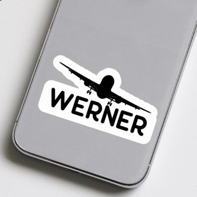 Werner Sticker Flugzeug Notebook Image